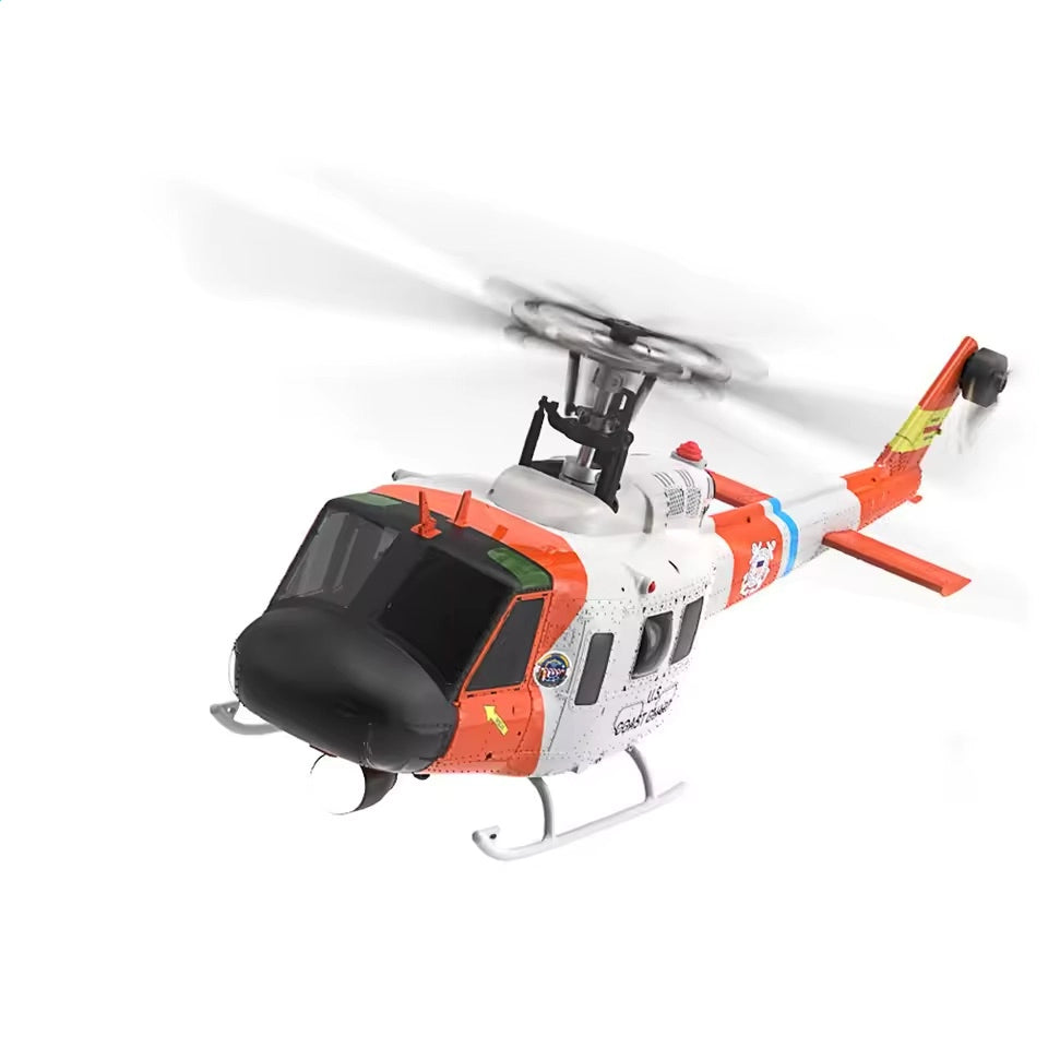 YUXIANG F07S RC Helicopter Huey UH-1D Coast Guard Scale GPS Intelligent Control System
