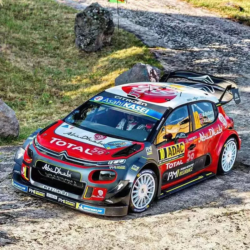 TRACTION HOBBY KM WRC C3 1/7 RC Car 4WD Drift Rally Racing Brushless 2.4GHz Off-road Model RTR