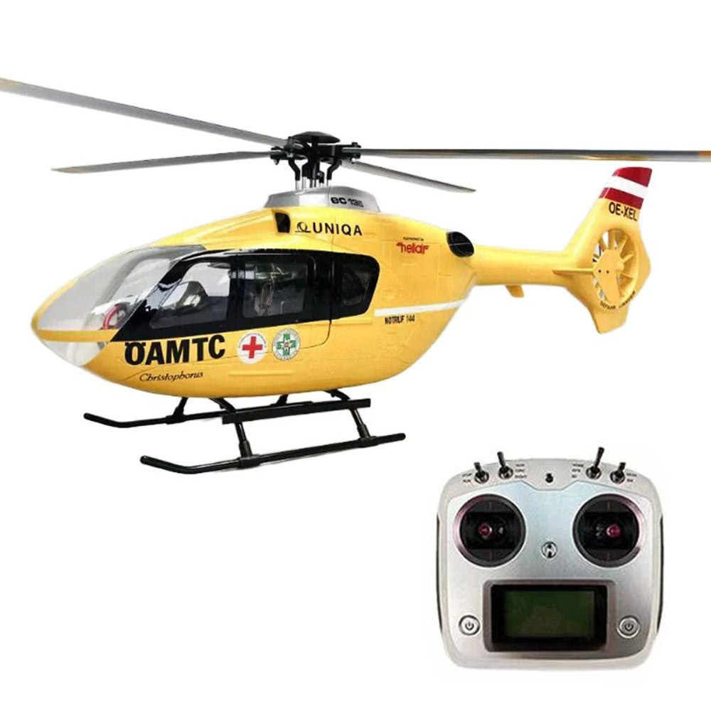 ROBAN EC135 ÖAMTC 450L RC Helicopter 4 blades 2.4G 11CH GPS Stabilized Flybarless PNP/RTF With X2 Flight Controller