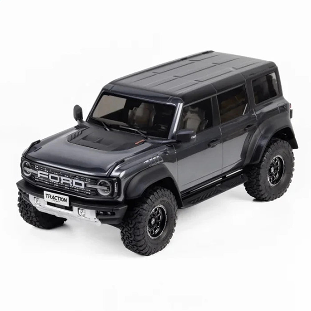 TRACTION HOBBY KM Ford Bronco Raptor 1/8 Brushless RC Crawler RTR with 4WD and Remote Locking Diffs