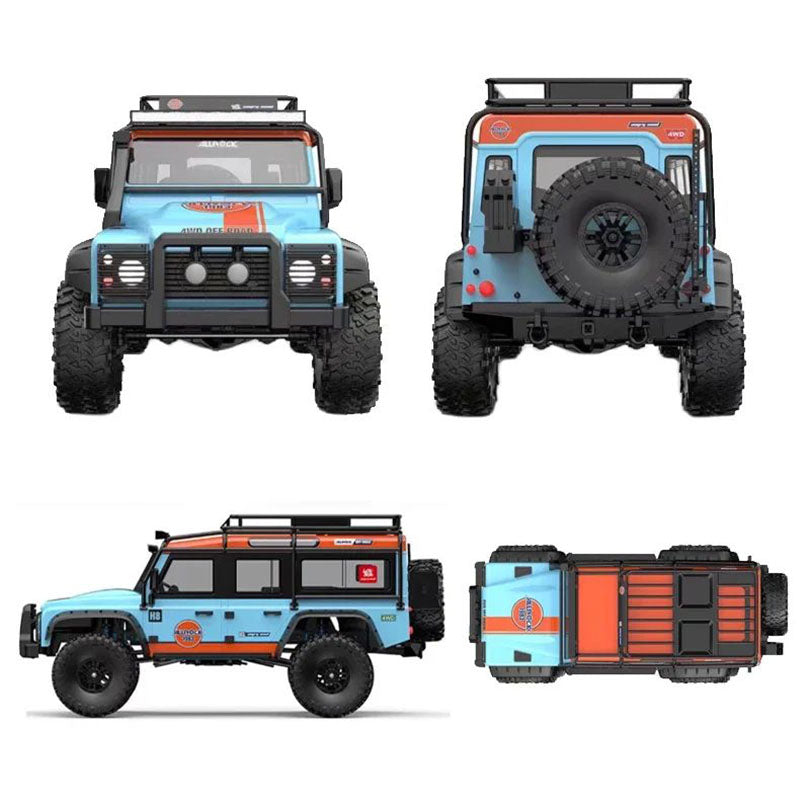 MJX H8H 1/8 4WD RC Car Brushless Simulation High-speed Off-road Differential Lock High And Low Range Remote Control Car Toy