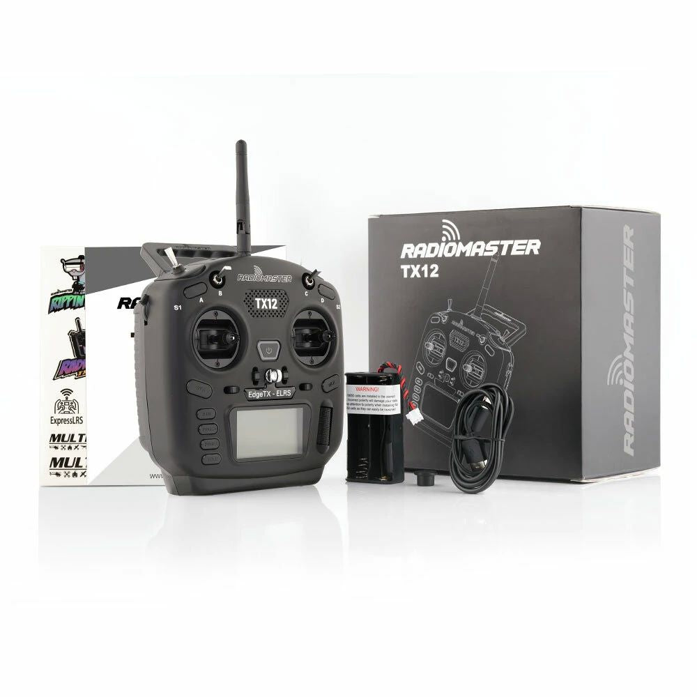 Radiomaster TX12 MK II 2.4GHz 16CH Hall Gimbals CC2500/ELRS Radio Transmitter Support EdgeTX/OpenTX Updated MCU STM32F407 RC Radio Controller for FPV RC Drone