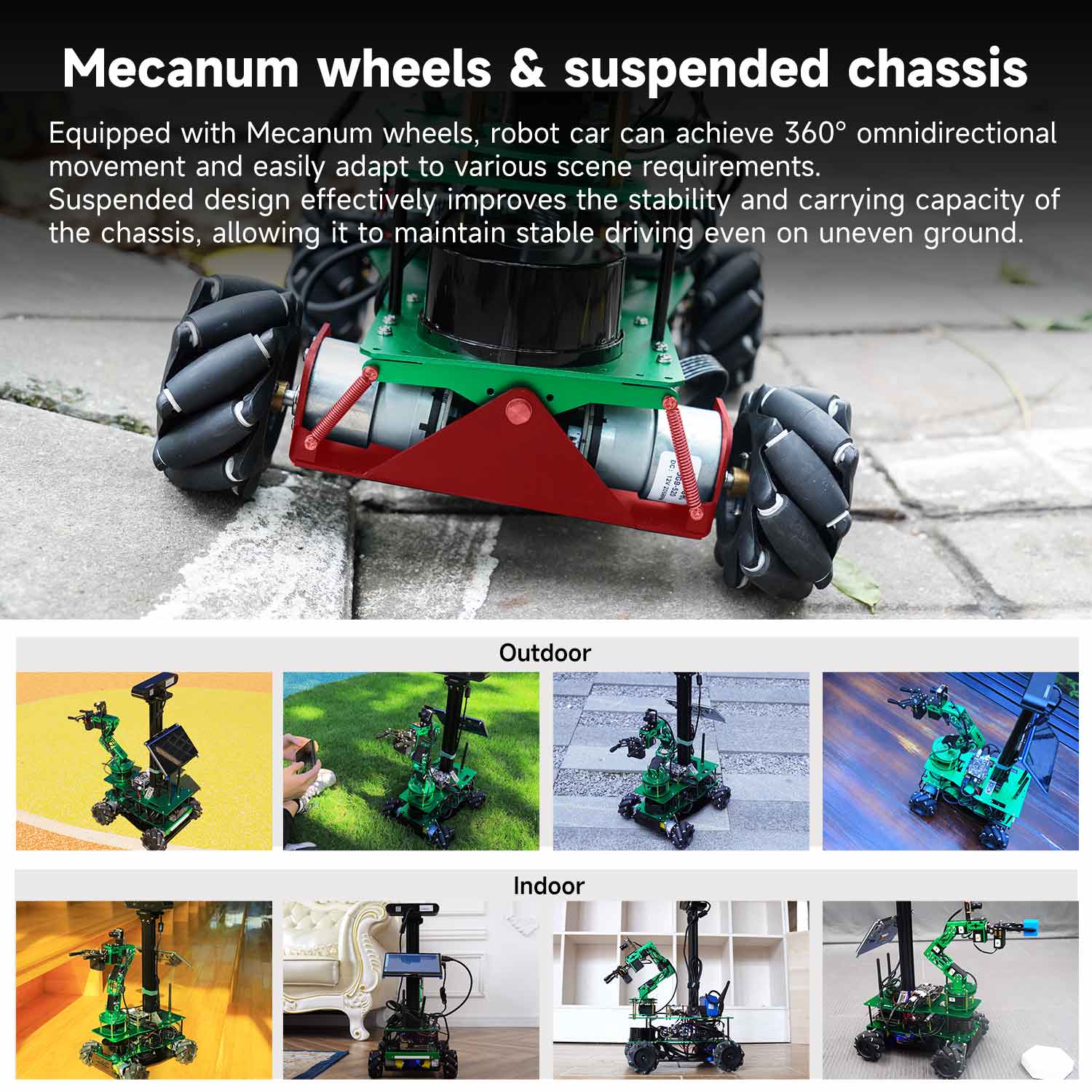 ROSMASTER X3 PLUS ROS STEM Education Python Programming Robot for Jetson NANO 4GB/Orin NX/Orin NANO/RaspberryPi 5B