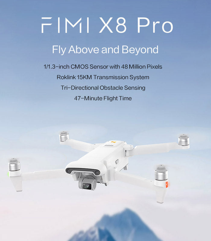 FIMI X8 PRO 4K Drone Obstacle Avoidance Quadcopter