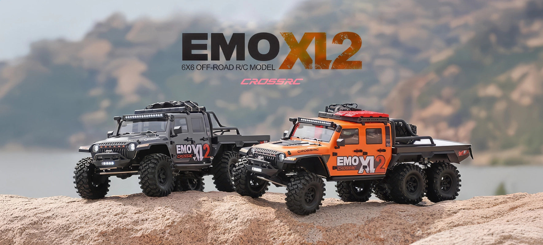 CROSSRC RC car and truck series – 4x4 and 6x6 off-road crawlers