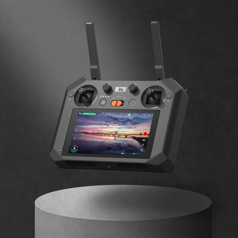 FIMI TX10A Built-in Screen 5.5 Inch 1080P Screen Remote Controller Transmitter RokLink 10-15km Transmission Spare Parts for FIMI X8 Pro / X8 SE 2022 / X8 SE 2022 V2 RC Quadcopter