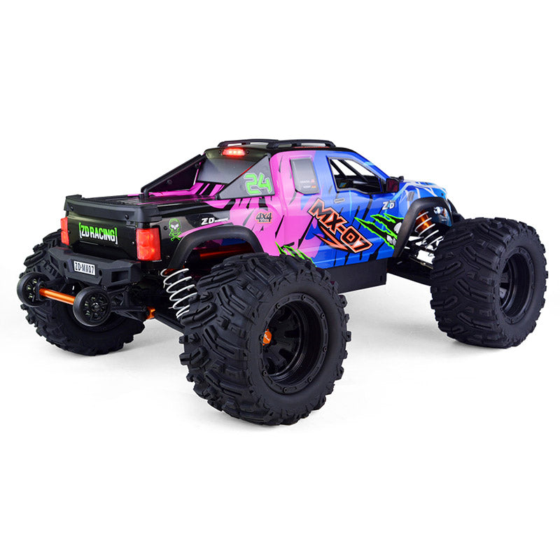 ZD Racing MX 07 1/7 4WD RC Car 8S Brushless Monster Truck Buggy Off-Road High-speed 80km/h RC Racing