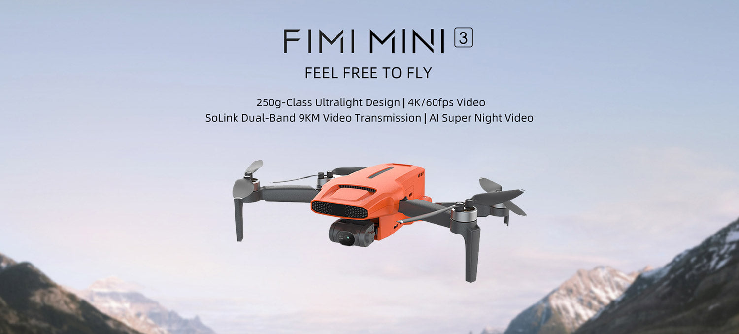 FIMI X8 MINI 3 Performance version 4K Drone 9KM FPV HDR Video 3-axis Gimbal 245g 5G GPS Quadcopter