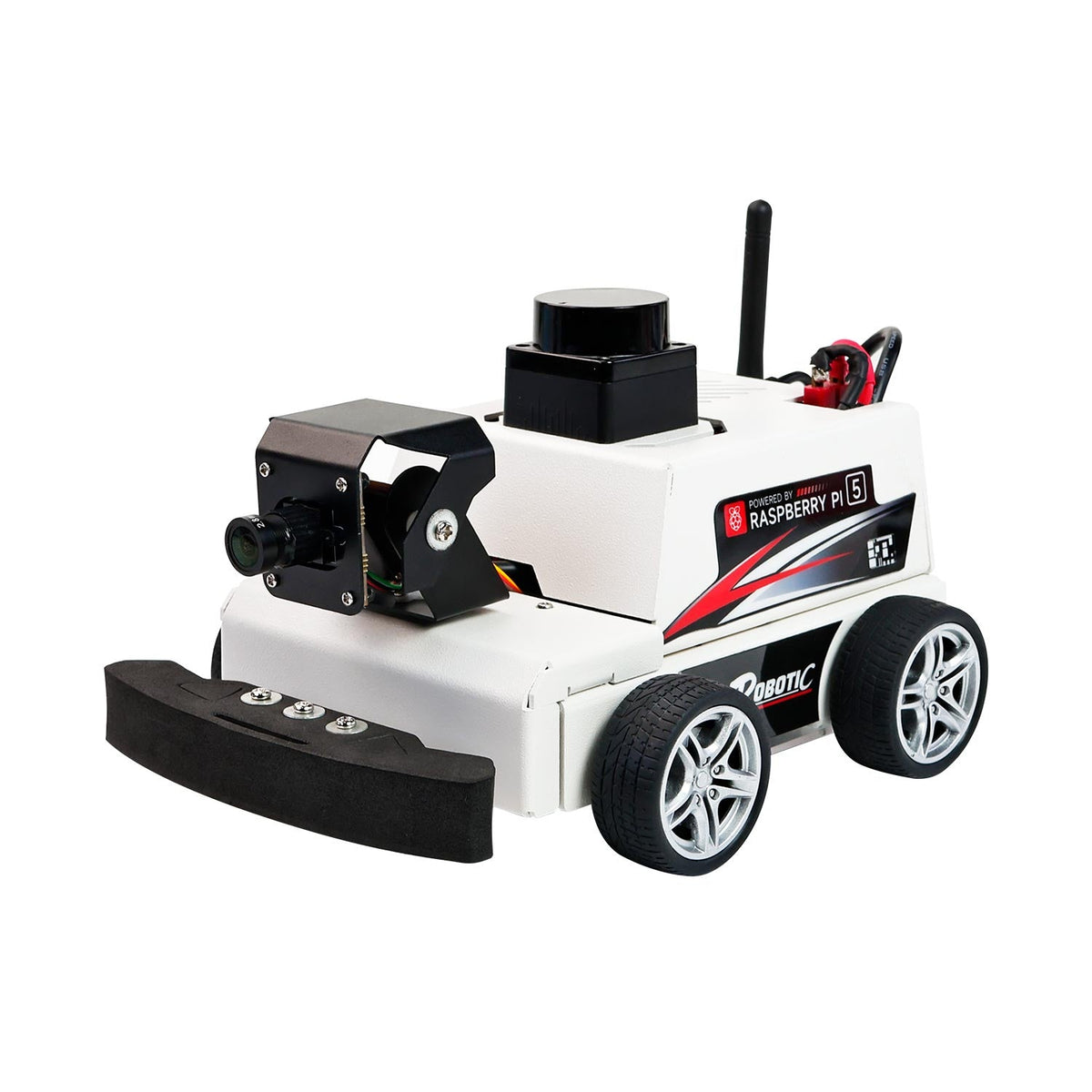 Yahboom MicroROS-Pi5 ROS2 STEM Education Python Programming Robot Car for Raspberry Pi 5 (ROS2-HUMBLE + Python3)