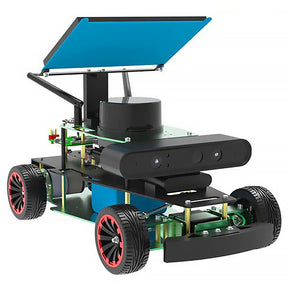 ROSMASTER R2 ROS2 STEM Education Python Programming Robot with Ackermann structure for Jetson NANO 4GB/Orin NANO/Orin NX/RPi 4B(Max Speed:1.8m/s)