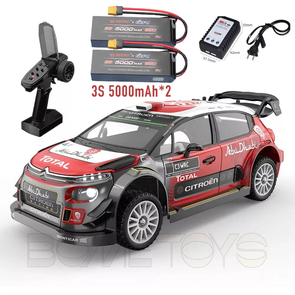 MJX Hyper Go 10303 Citroën C3 WRC 1/10 4WD Sport Rally Drift RC Car Brushless High Speed Vehicle