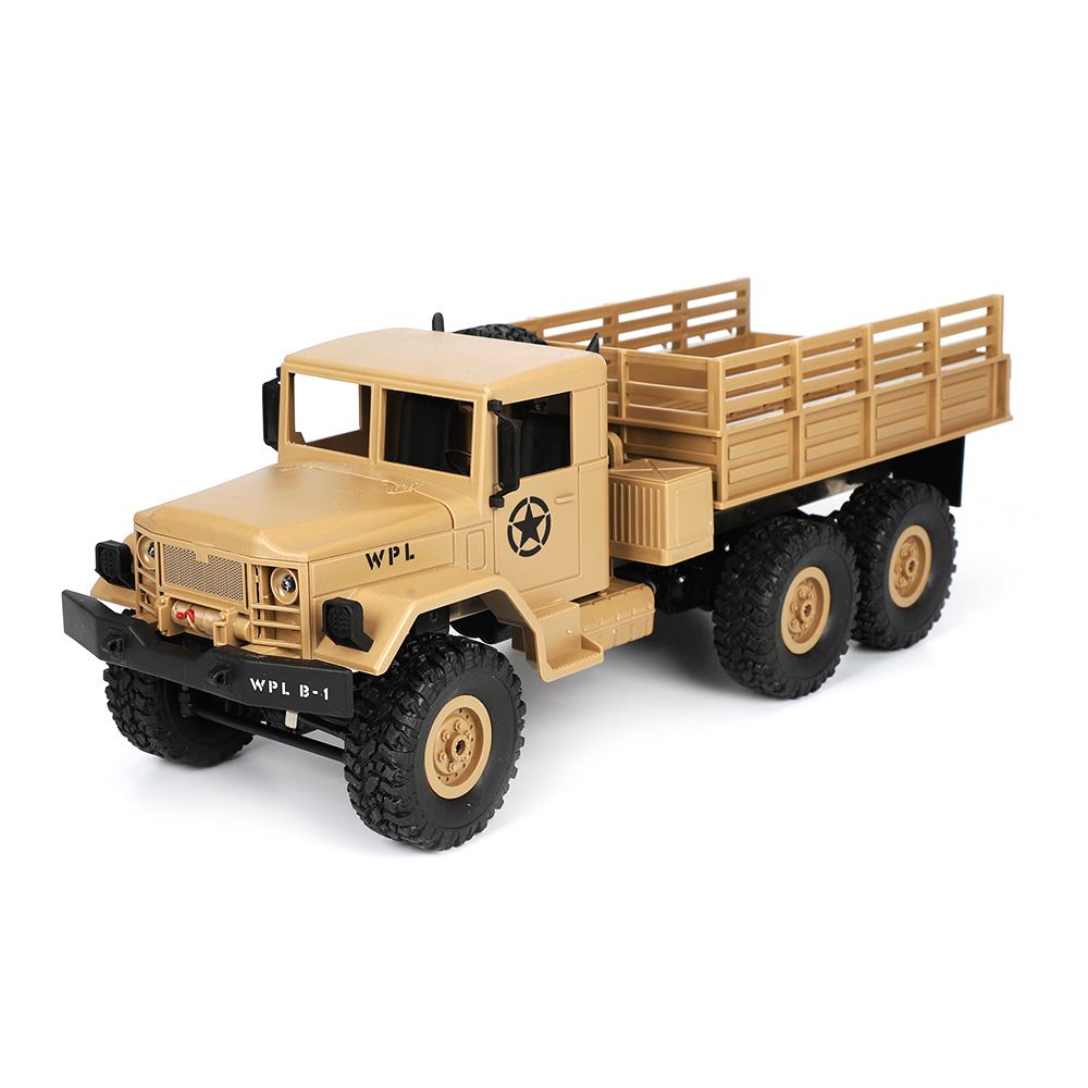 RC Truck WPL B16 1:16 RC Car 6WD Off-Road Military Truck