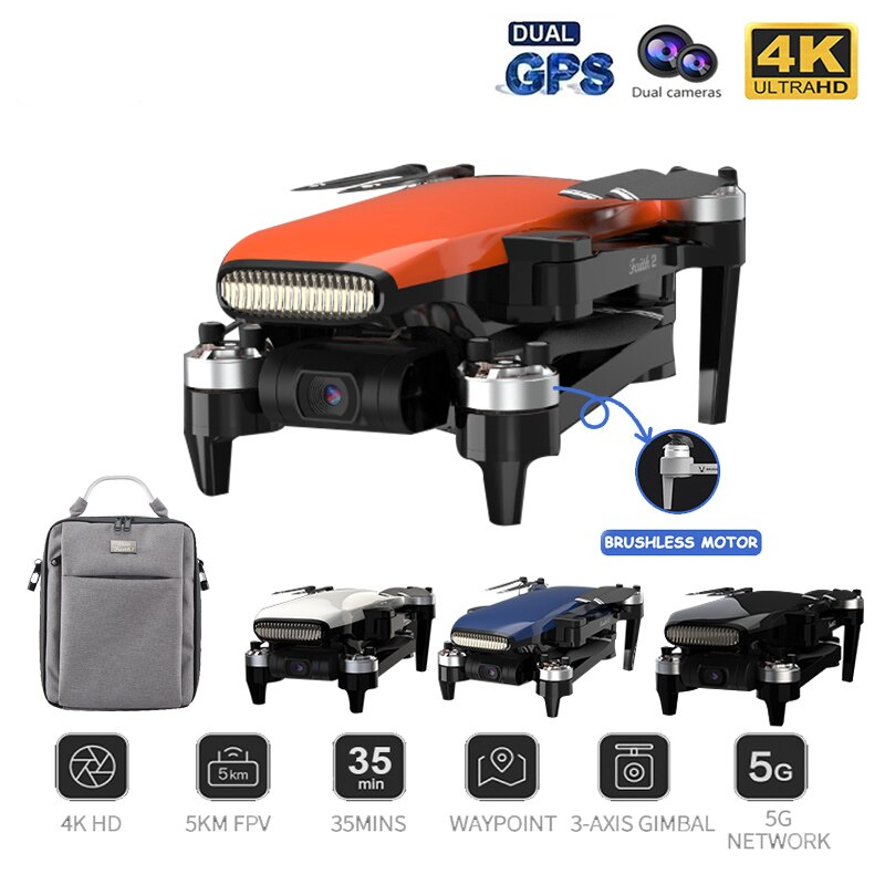 4K Drone Faith2 GPS HD Camera 3-Axis Gimbal Professional aerial photography 35min Flight RC 5KM Quadcopter