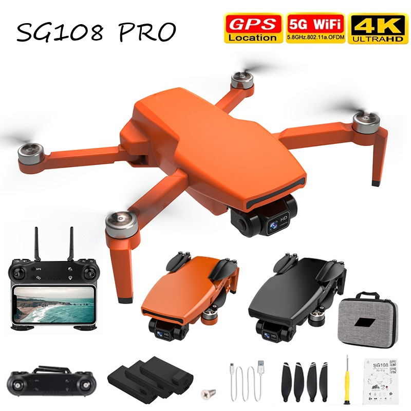 ZLL SG108 PRO RC Drone 2-axis Gimbal 4K HD Camera Brushless Quadcopter