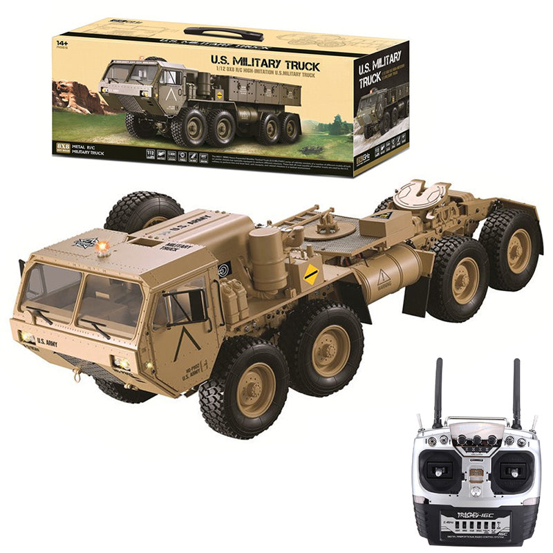 RC Car US Army Military Truck HG P801 P802 8X8 M983