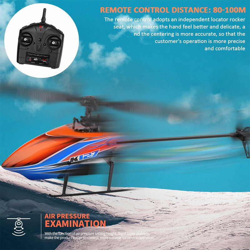 RC Helicopters WLtoys K127 4CH 6-Aixs Gyroscope Helicotper Toys