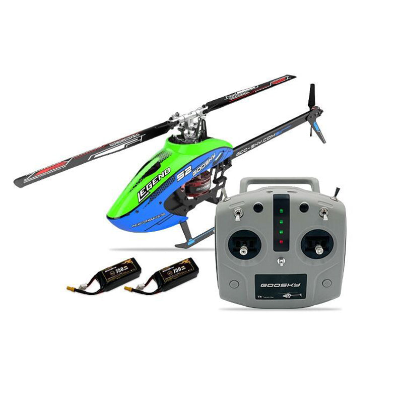 RC Helicopter S2 3D 6CH Flybarless Dual Brushless Motor Direct-Drive Helicopter