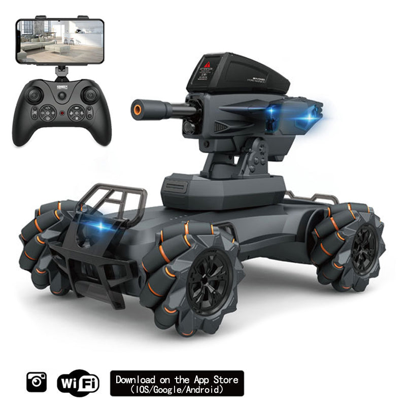 RC Car Interactive Mech Tank Launch water bomb Drift Rotating Electric Toys Car