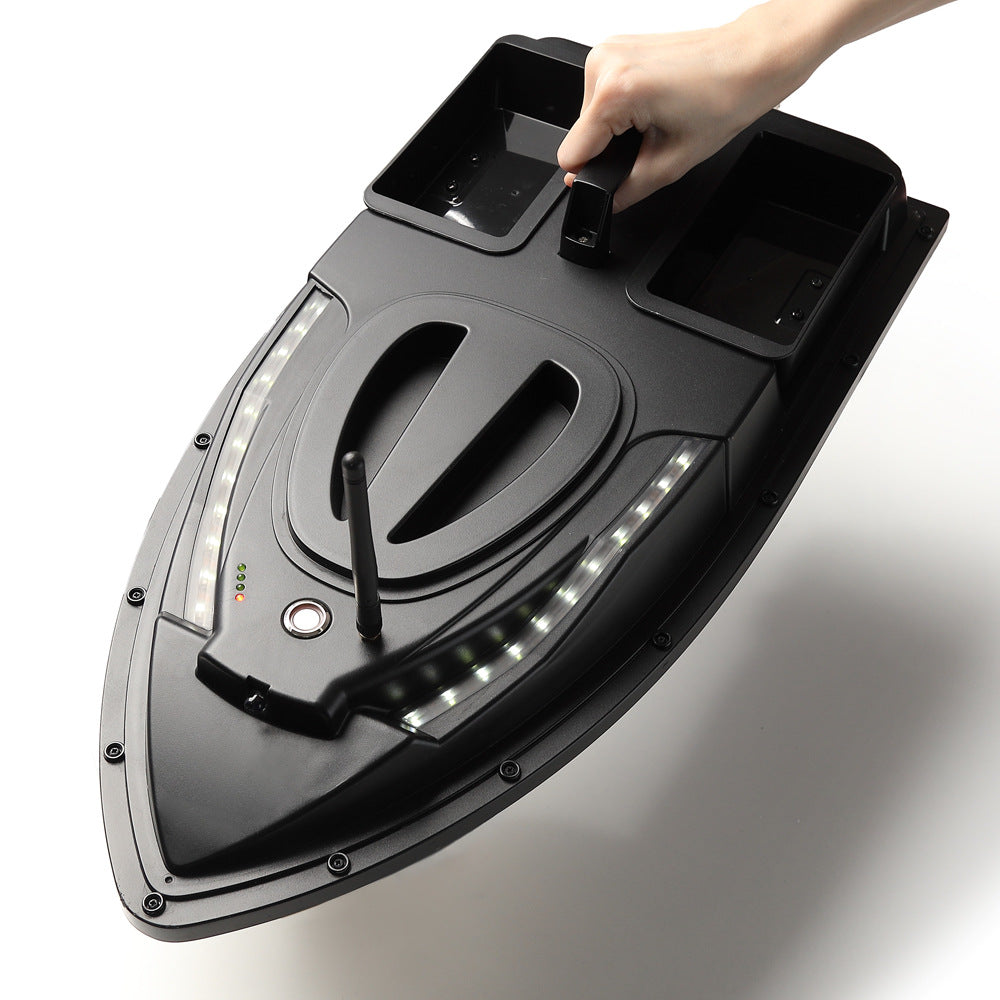 Flytec V700 RC Bait Boat GPS 500M Auto Driving Auto Return Hoppers Load 2KG With Steering Light For Fishing Cast Fishing Net