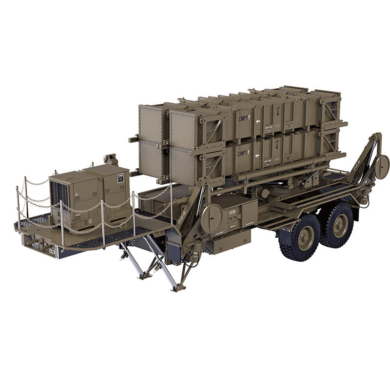 HG P804 P805 1/12 Alloy Chassis Radar Car Simulation Missile Launch Military Off-road Vehicle