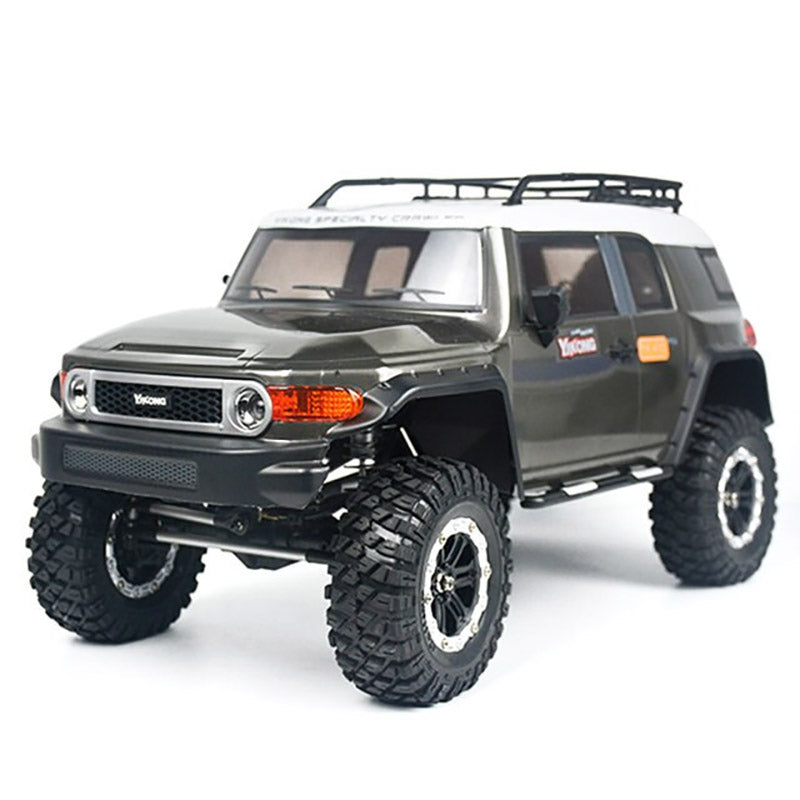 YK4103 FJ RC Car Off-road Rock Crawler Truck 4WD 1/10 with Diff Lock High/Low Gear Axle Cars LED Light