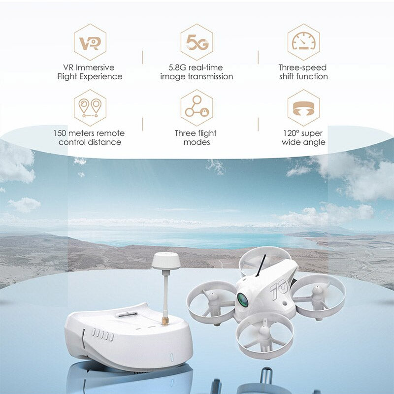 APEX FPV Drone Hollow Cup Mini FPV Racing Drone Set with Camera FPV Goggles