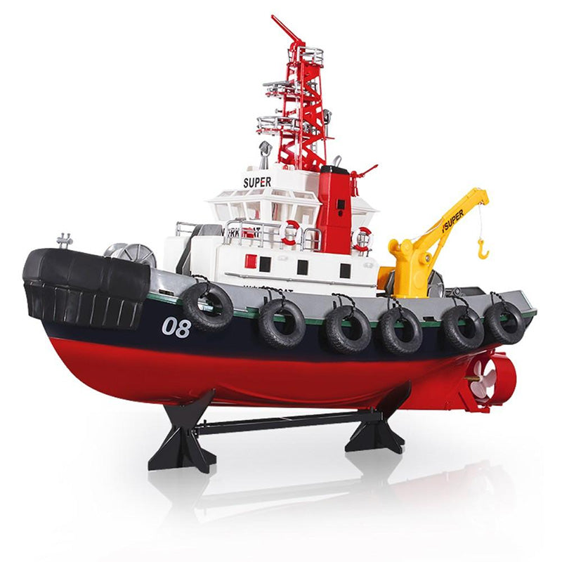 Heng Long RC Boat 1:8 6CH 2.4G Water Jet Rescue Boat RTR Waterproof Toys Gift
