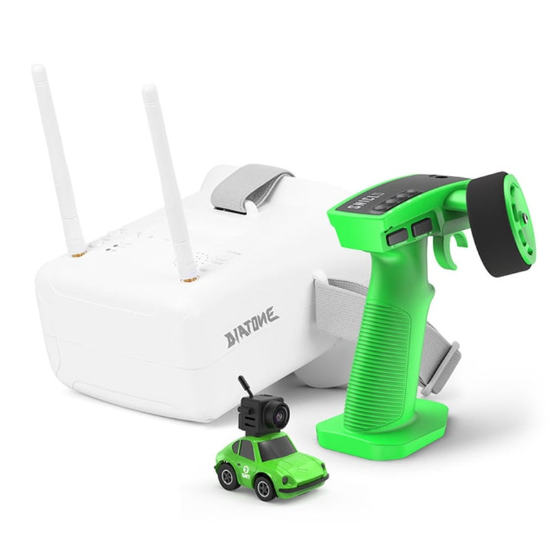 Mini RC Car JustAir Q25 1:100 5CH FPV Camera Version with Goggles