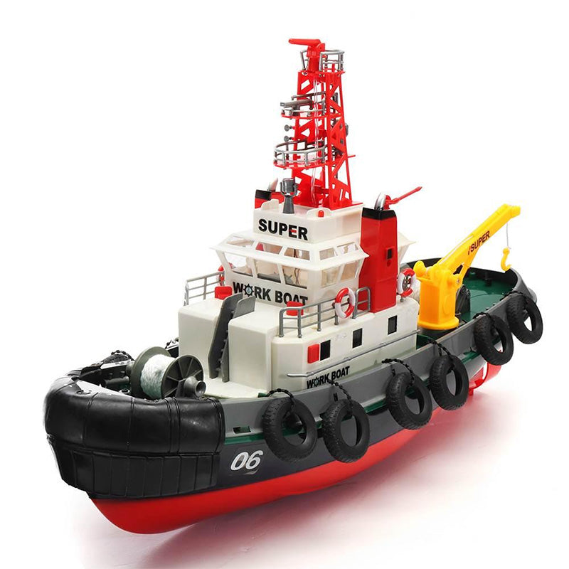 Heng Long RC Boat 1:8 6CH 2.4G Water Jet Rescue Boat RTR Waterproof Toys Gift