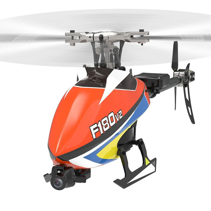 YXZNRC F180 V2 6CH 6-Axis Gyro Optical Flow Localization FPV Camera Brushless Helicopter