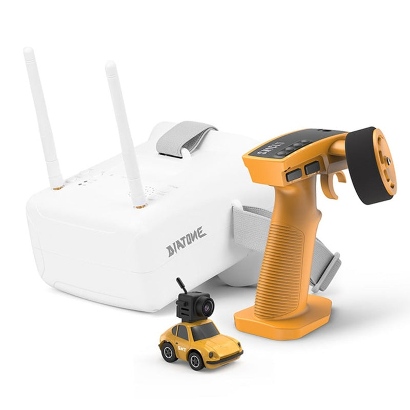 Mini RC Car JustAir Q25 1:100 5CH FPV Camera Version with Goggles