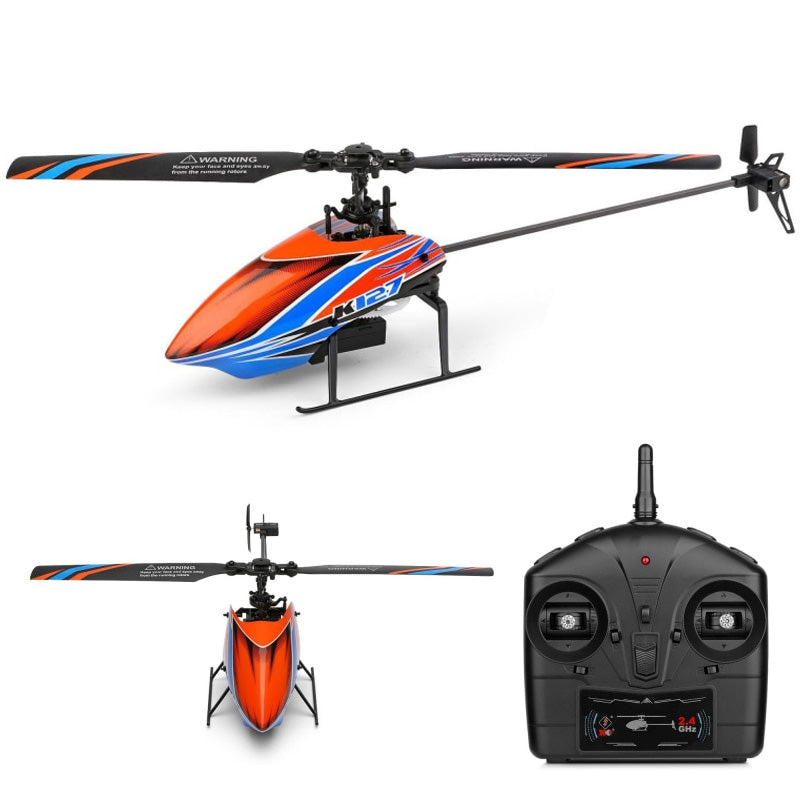 RC Helicopters WLtoys K127 4CH 6-Aixs Gyroscope Helicotper Toys