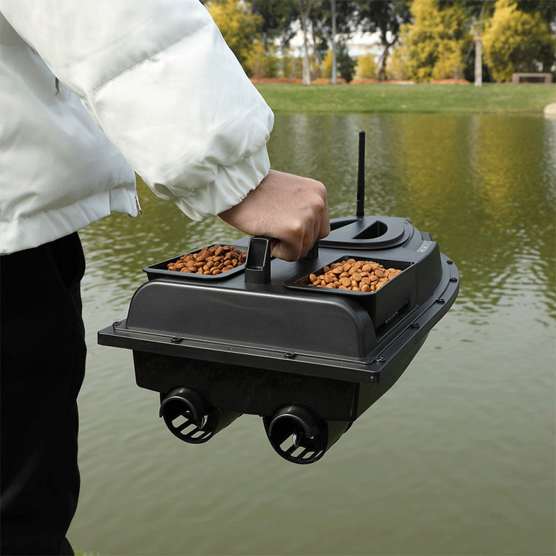 Flytec V700 RC Bait Boat GPS 500M Auto Driving Auto Return Hoppers Load 2KG With Steering Light For Fishing Cast Fishing Net