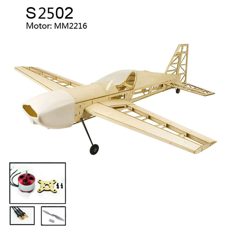 Balsa wood Plane DWHobby S25 EXTRA 330 Electric Fixed Wing Plane Balsa Kits 1000mm Wingspan