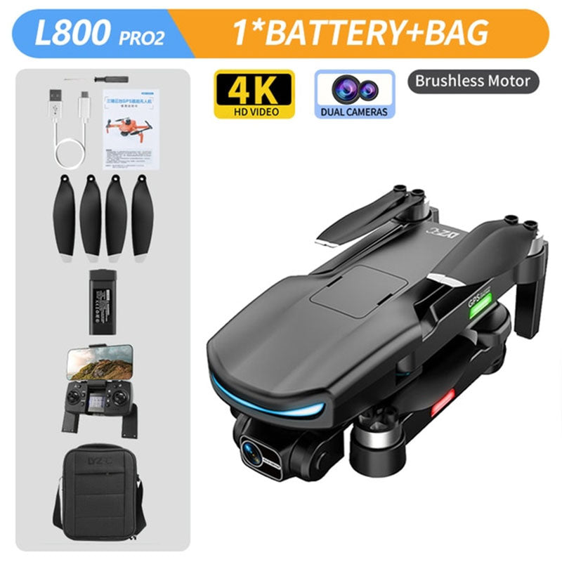 LYZRC L800 Pro2 4K Drone 3-Axis Gimbal 360° Obstacle Avoidance Quadcopter