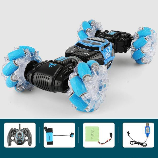 4WD RC Stunt Car Watch Control Gesture Induction Deformable RC Drift Car Toy
