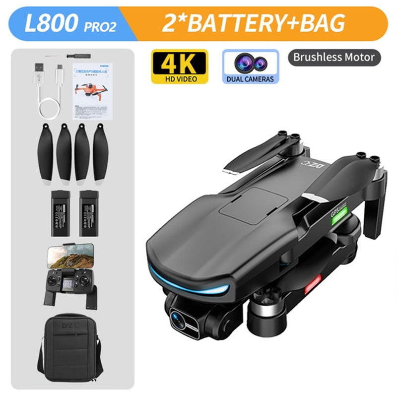 LYZRC L800 Pro2 4K Drone 3-Axis Gimbal 360° Obstacle Avoidance Quadcopter