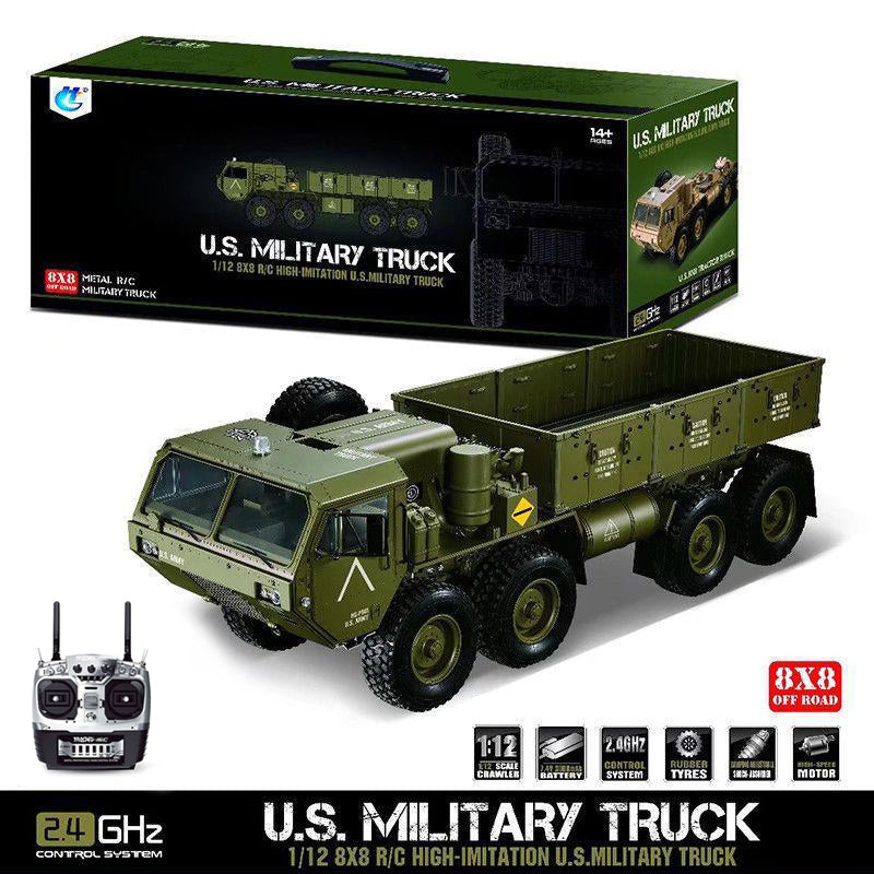 RC Car US Army Military Truck HG P801 P802 8X8 M983