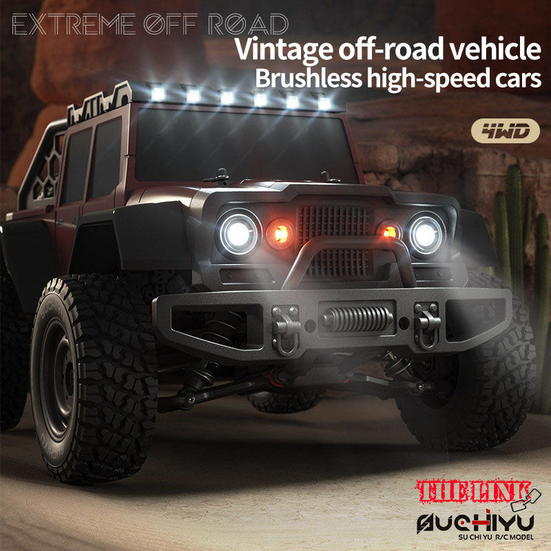 SCY 16104 Pro Jeep Retro Wrangler RC Car 1/16 70KM/H Brushless Off-Road Car 35A ESC 2840 Brushless Motor