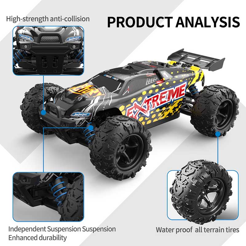 RC Car 1:18 Full-Scale High-Speed Off-Road Climbing 4WD Car