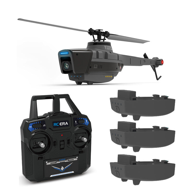 C128 Helicopter Black Bee Single Prop Aileronless 6-Axis 4CH Helicopter