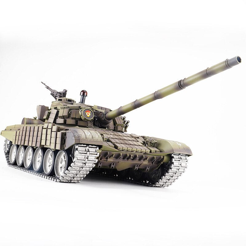 Heng Long 3939 T72 RC Tank Russian Main Battle Off Road Tank Upgrade Metal Version Armor Tank Toys Gift