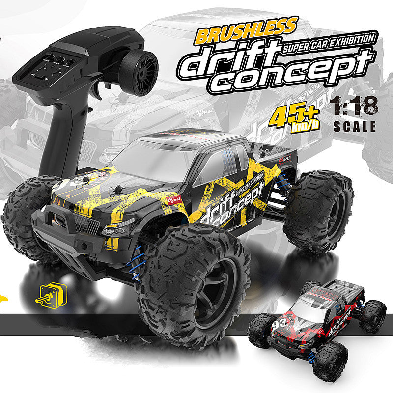 RC Car 4WD Brushless 1/18 Off-Road Big Foot Climbing Drift Car