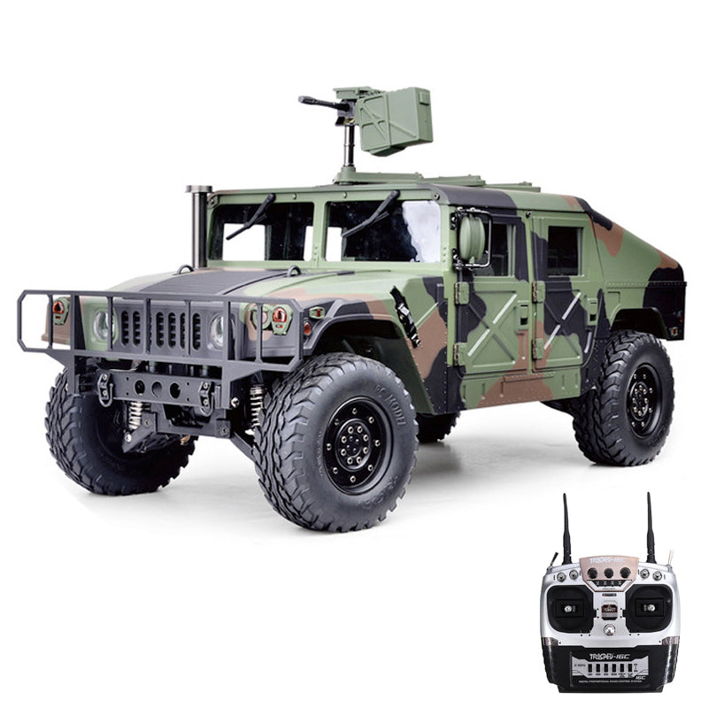 HG P408 RC Car 1/10 2.4G 4WD U.S.4X4 Hummer Military Vehicle Truck Toys Gifts