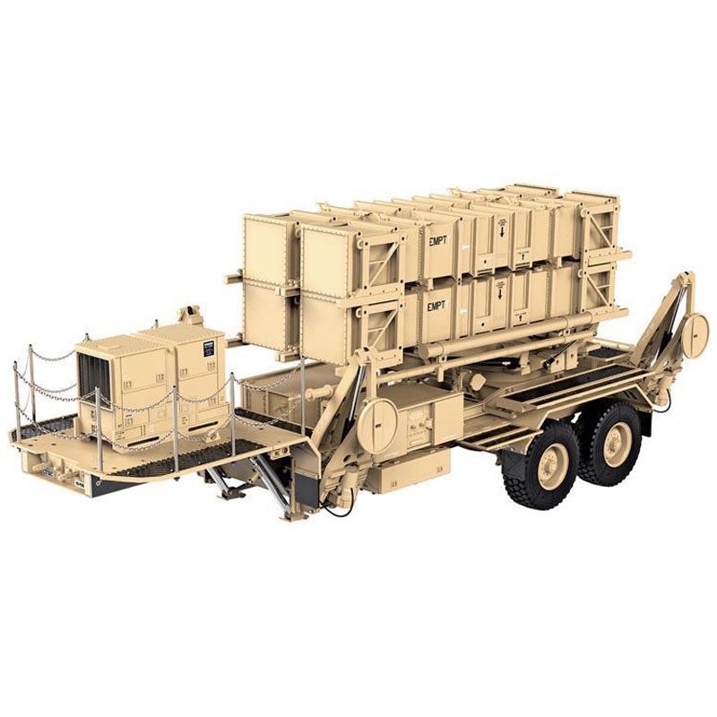 HG P804 P805 1/12 Alloy Chassis Radar Car Simulation Missile Launch Military Off-road Vehicle