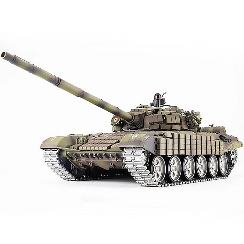 Heng Long 3939 T72 RC Tank Russian Main Battle Off Road Tank Upgrade Metal Version Armor Tank Toys Gift