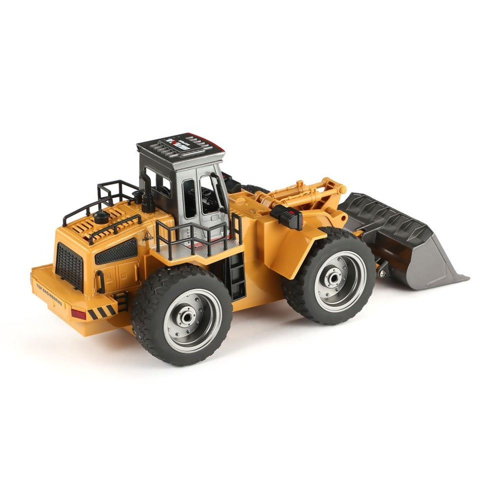 RC Car Huina1577 2 In 1 Alloy Simulation Forklift Truck Crane Excavator