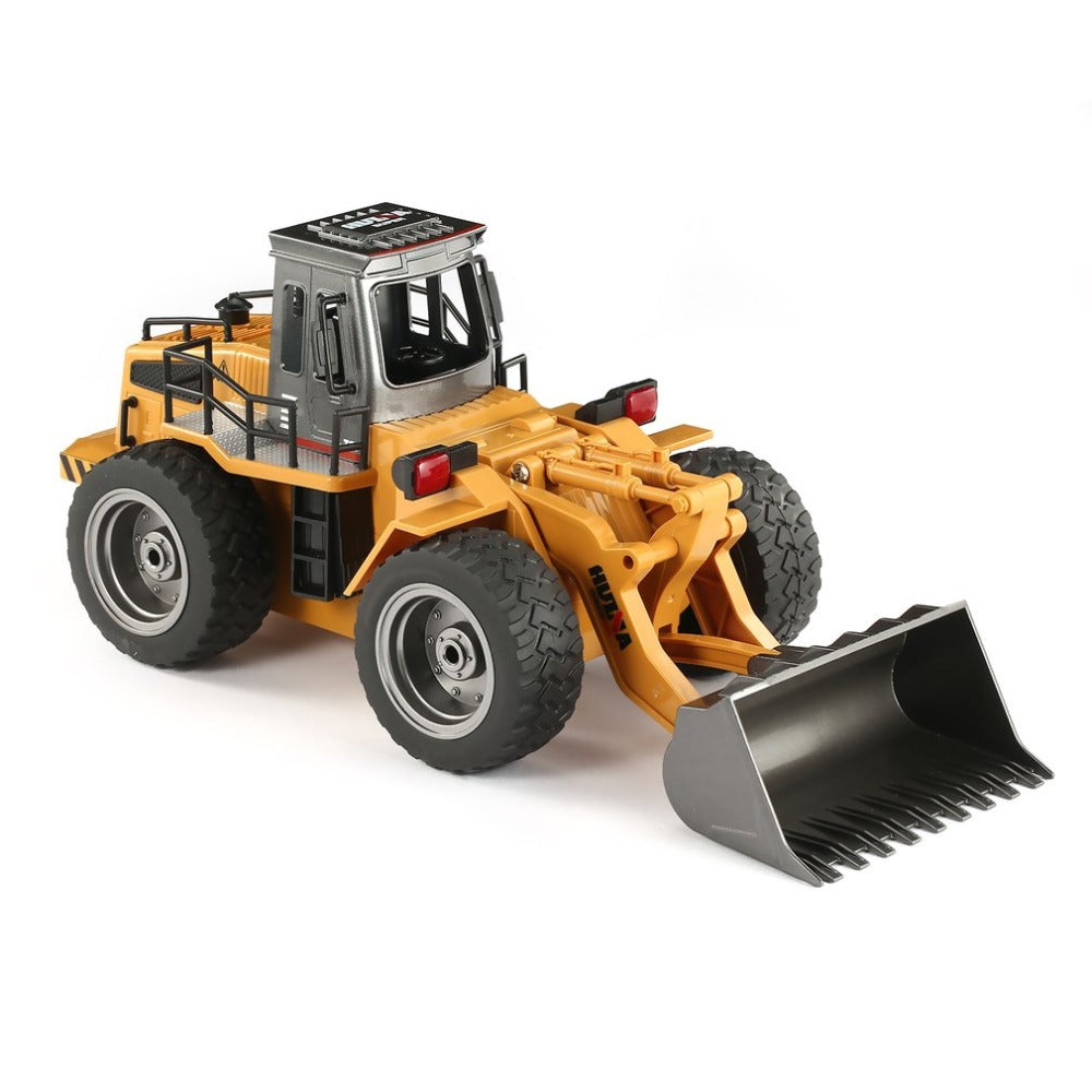 RC Car Huina1577 2 In 1 Alloy Simulation Forklift Truck Crane Excavator