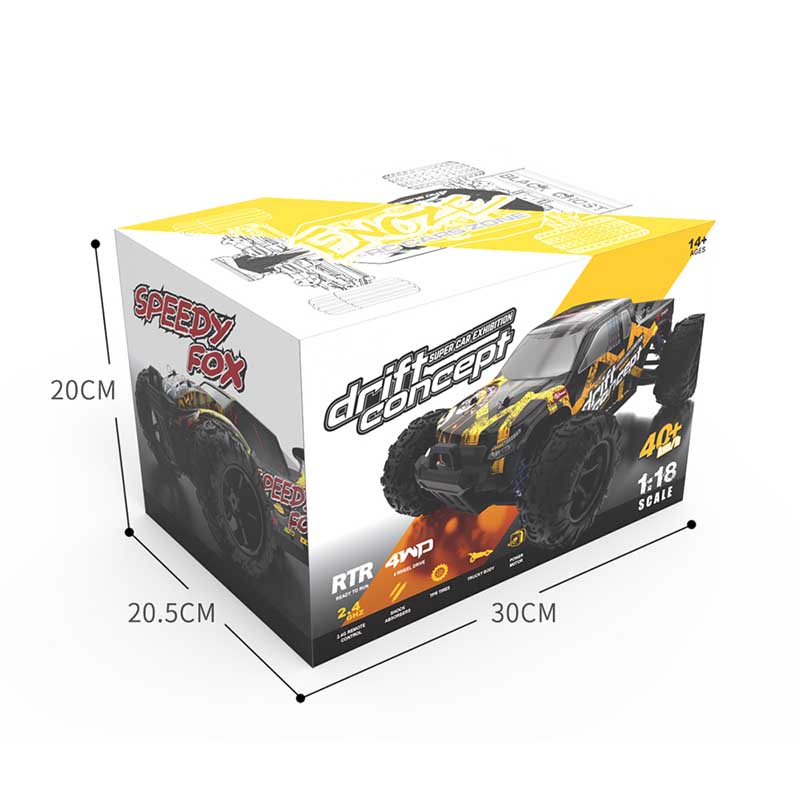 RC Car 1:18 Full-Scale High-Speed Off-Road Climbing 4WD Car