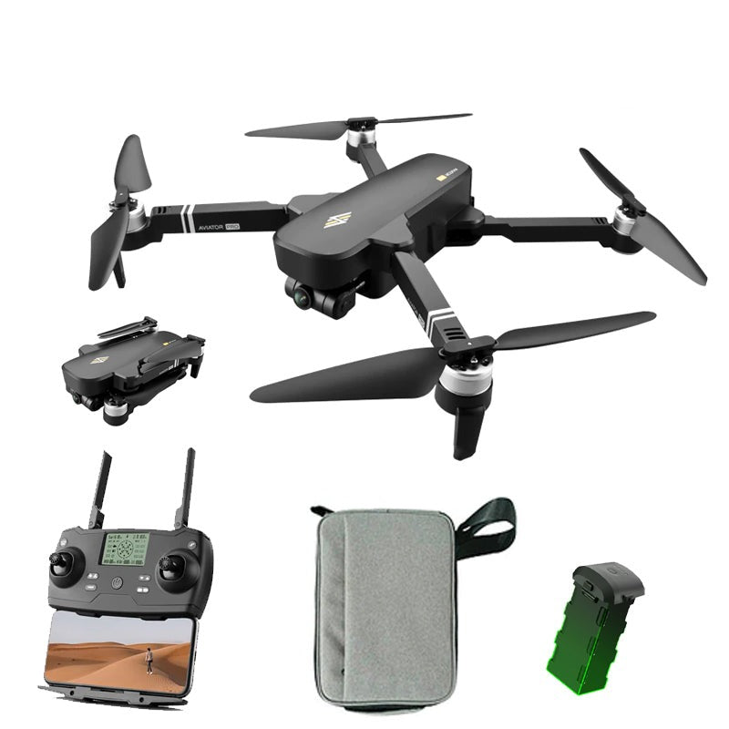 Drone Wide-Angle Camera 5G GPS WIFI Transmission Two-Axis PTZ Brushless Motor RC Distance 1KM